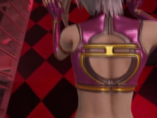 Soul Calibur: Ivy fendom has sex against the mirror