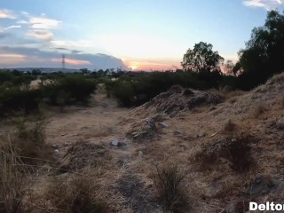 Eager to eat my boyfriend's cock outdoors - AMATEUR