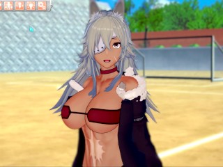 【エロゲーコイカツ！】無職転生 ギレーヌ3DCG巨乳アニメ動画[Hentai Game Koikatsu! Mushoku Tensei Ghislaine(Anime 3DCG Video)]