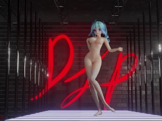 MMD R18 Miku Bunny Style Blender render front Cam 1392