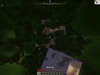 Minecraft Lets Play | HornyCraft Ep. 1 "Humble Beginnings"