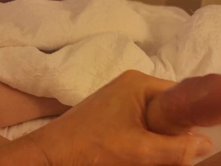 another video of me stroking my cock and edging for the wife