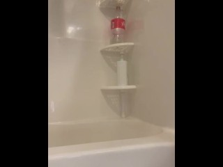 Taking a bubble bath who wants to help wash my body ass and cock