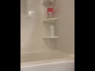 Taking a bubble bath who wants to help wash my body ass and cock