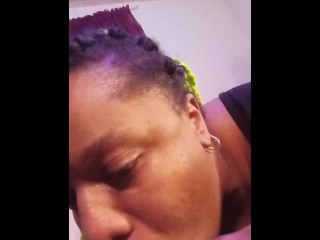 Bbw sloppy throat (JuicyJae)