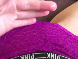 Gentle Pussy Rubbing with Super Wet Panties with Slime to Pulsating Orgasm - LiluWetPussy