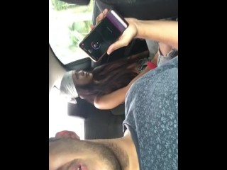 my boyfriend turns me on rich in the uber