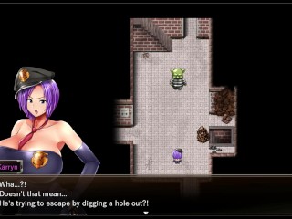 Karryn's Prison [PornPlay Hentai game] Ep.14 she get a powerful anal female orgasm