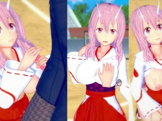 【エロゲーコイカツ！】転スラ シュナ3DCG巨乳アニメ動画[Hentai Game Koikatsu! tensura Shuna(Tensei shitara slime datta ken)]