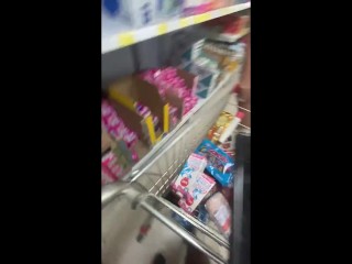 my first orgasm provokes me in the supermarket * part 4 *