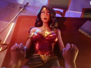 POV - Wonder Woman gets Missionary Fucked and creampied