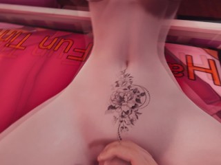 Big Titty Futa Goth GF fucks Male Roommate | Futa Taker POV 3D Hentai Animation