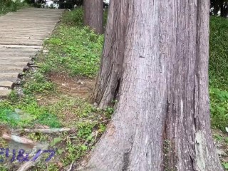 観光地でおっぱいを露出する美人日本人女性 Vol.3