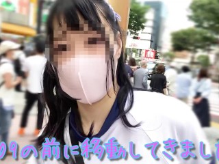 【Ｉカップ変態女子大生とうふ】ノーブラランニング渋谷で体操着ブルマでセンター街を疾走・後編💖