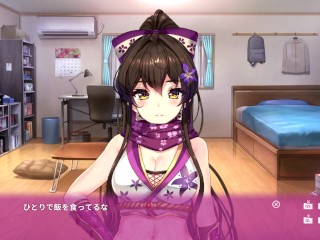 【R18版女忍者エロゲーNinNinDays動画4】脱衣所ですみれちゃんの裸、ムチムチ爆乳ボディを目撃しちゃうエロハプニング発生！(ニンニンデイズ実況プレイ ninja Hentai game)