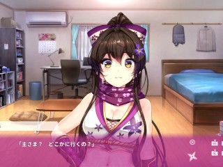 【R18版女忍者エロゲーNinNinDays動画4】脱衣所ですみれちゃんの裸、ムチムチ爆乳ボディを目撃しちゃうエロハプニング発生！(ニンニンデイズ実況プレイ ninja Hentai game)