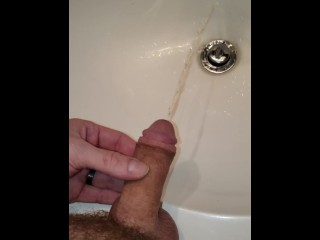 Pissing in the sink