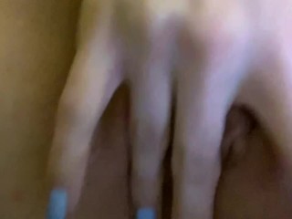 Getting my pussy wet while waiting for daddy to fuck me 