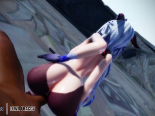 Genshin Impact - Ganyu Dreams of Your Dick [4K Uncensored MMD R18]