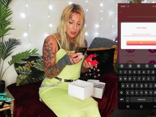 Nayomi Sharp unboxing and testing BeYourLover remote control Vibrator Vanesia 