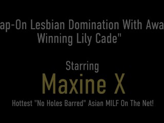 Lesbian Redhead Lily Cade Dominating Wild Cougar Maxine X!