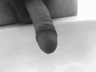 Desperate work slow mo cum shot