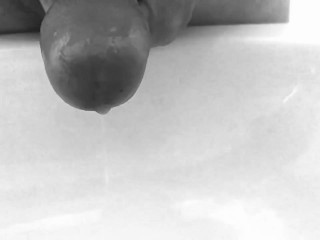 Desperate work slow mo cum shot