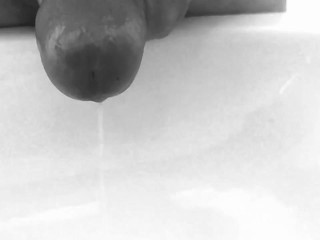 Desperate work slow mo cum shot