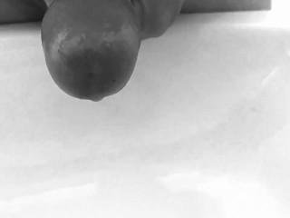 Desperate work slow mo cum shot