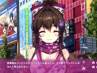 【R18版女忍者エロゲーNinNinDays動画9】すみれちゃんの巨乳ミニスカストッキングセーター姿が最高すぎる！(爆乳くノ一 ニンニンデイズ実況プレイ ninja Hentai game)