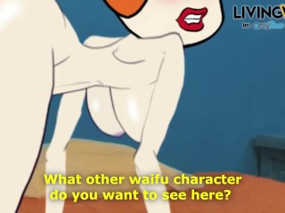 wilma Flintstone 2D real ANIME sex WAIFU porn CARTOON milf FLINTSTONES Vilma Picapiedra xxx HENTAI