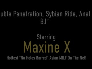 Intense Solo! Asian Maxine X Squirting After DP With Toys!