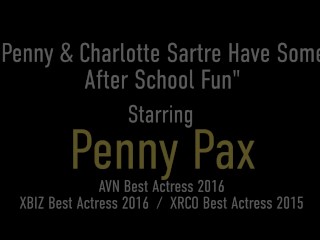 Students Penny Pax and Charlotte Sartre Love Lesbian Sex!