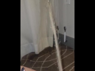 Naughty pisser soaks hotel carpet and drapes