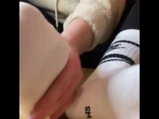 Worship my dirty Nike White Socks - JOI