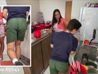 Goddess Kiffa - Hot Milf Cooking Teacher EP 1 - Student massage teacher’s tired feet - FOOT WORSHIP