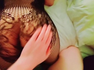 Panda ass wiggle and spank