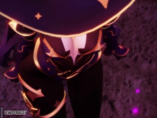 Genshin Impact - Mona Pjanoo & Cowgirl [MMD R18]
