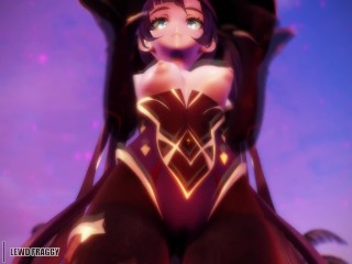 Genshin Impact - Mona Pjanoo & Cowgirl [MMD R18]