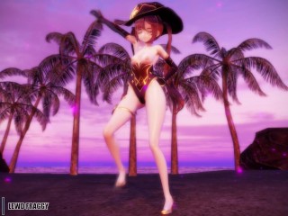 Genshin Impact - Mona Pjanoo & Cowgirl [MMD R18]