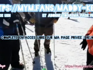 2 amatrices francaise demandent à des mecs sur les pistes de ski de les baiser