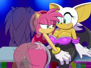 Rouge The Bat Watches Amy Rose Get Plowed
