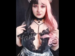 Kawaii Cat Girl fucks her creamy pussy with a Rabbit Toy FULL VERSION ON ONLYFANS