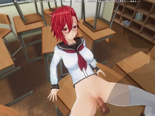 3D HENTAI Fucked a schoolgirl on the table