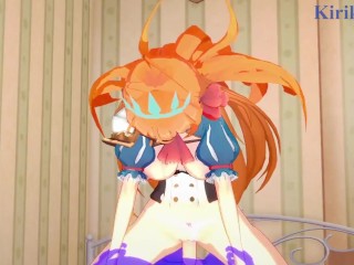 Pecorine and I have deep sex in my bed at home. - Princess Connect! Re:Dive Hentai