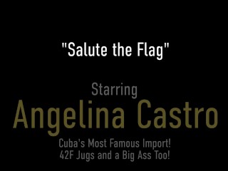 BBW Angelina Castro Rides A Big Latino Meat Like A Cowgirl!