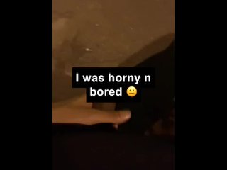 Jerking off in street at night intersection 