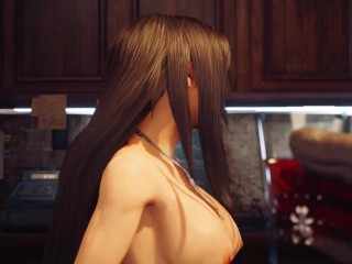 Final Fantasy 7 Remake - Nude Tifa (PC MOD)