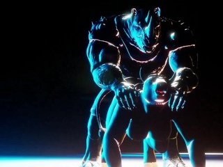 Furry Eva loves a huge furry cock