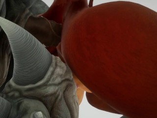 Eva And Furry Monster In 69 Position And Anal Penetration